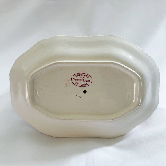 Copeland Spode Tower Vintage Gravy Boat with Attached Saucer - Picture 6 of 12